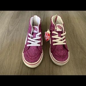 Pink Glittery Vans